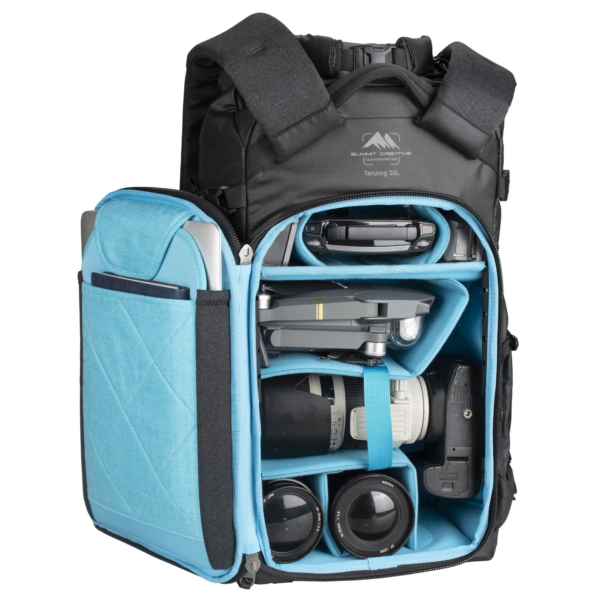 Summit Creative Medium Rolltop Camera Backpack Tenzing 30L