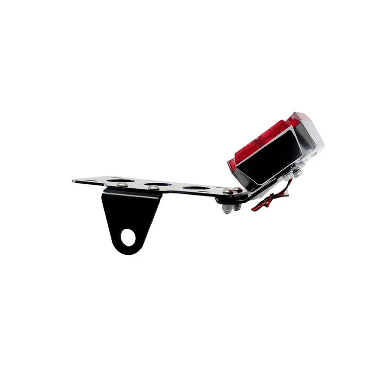 TC Bros. Maltese Cross Side Mount Tail Light/License Plate Bracket