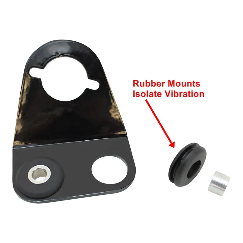 TC Bros. "Stop" Bobber Side Mount Tail Light/License Plate Bracket