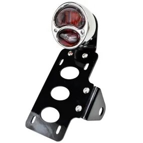 TC Bros. "Stop" Model A Side Mount Tail Light/License Plate Bracket