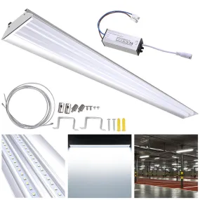 TheLAShop 1-Pack 4ft 5000K LED Shop Light Garage Lamp Aluminum Fixture