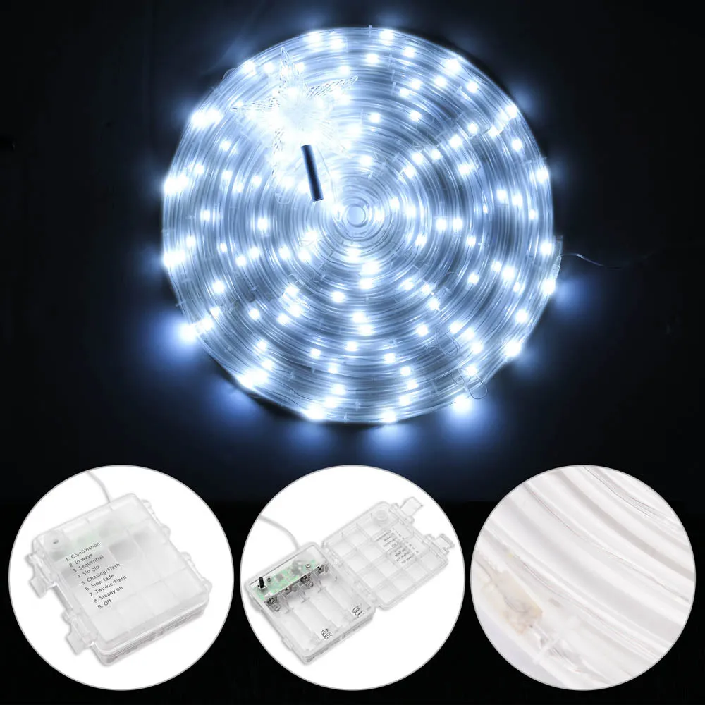 TheLAShop 6ft LED Lighted Spiral Christmas Tree Battery Operated