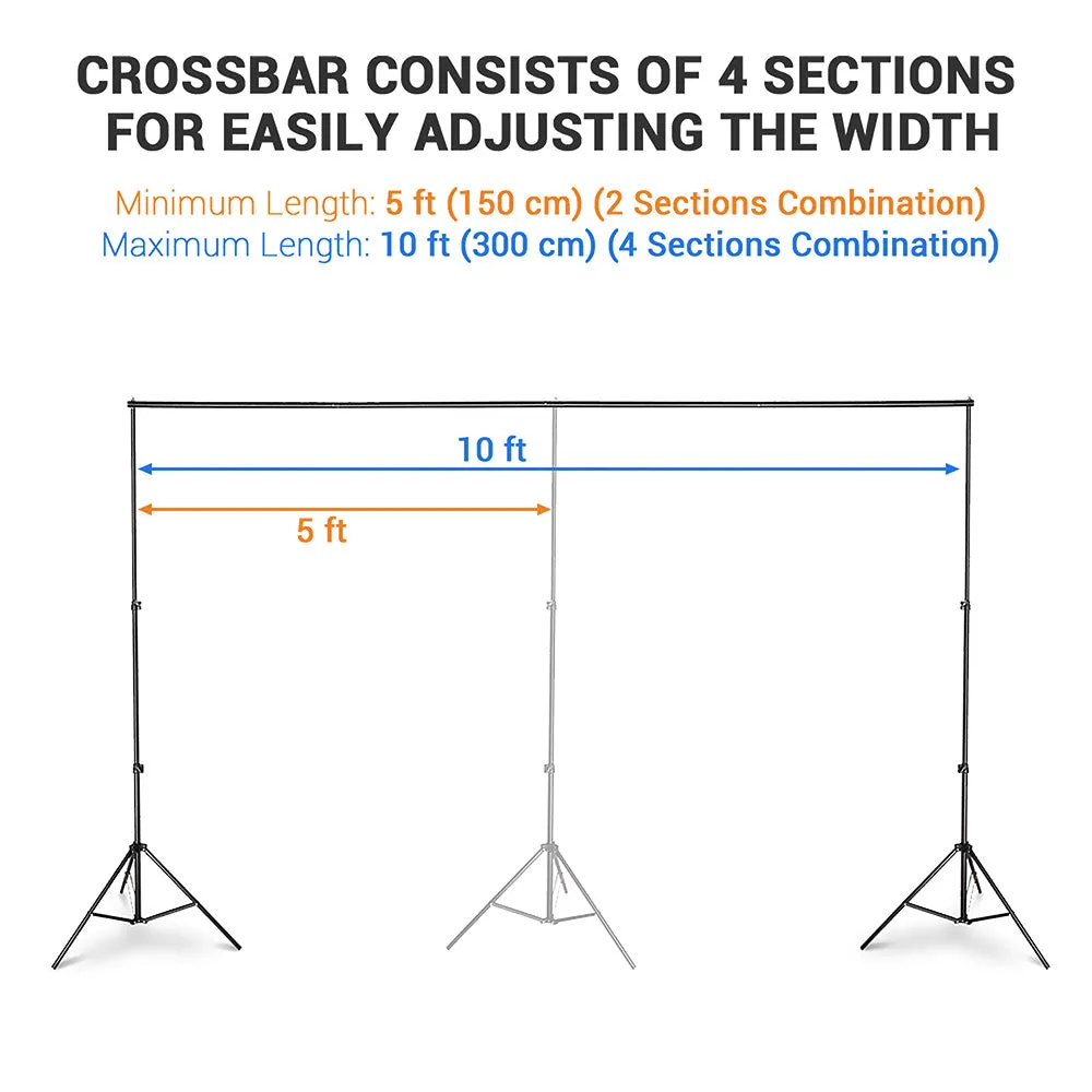 TheLAShop 7x10 ft Backdrop Stand for Party Decorations Portable Support