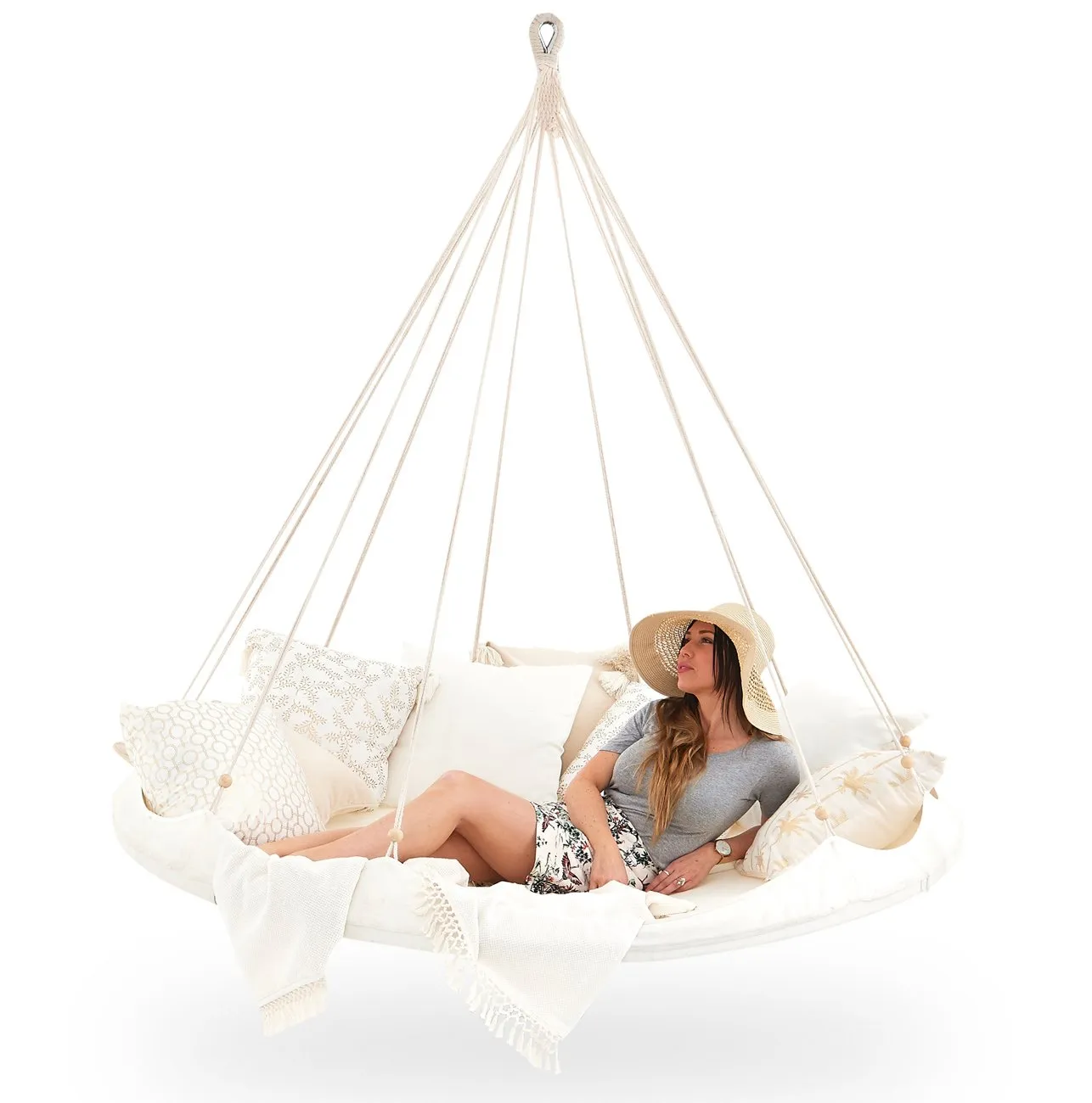 Tiipii Deluxe Sunbrella® Hanging Daybed - Large