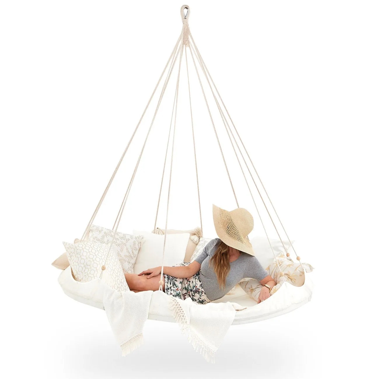 Tiipii Deluxe Sunbrella® Hanging Daybed -Medium