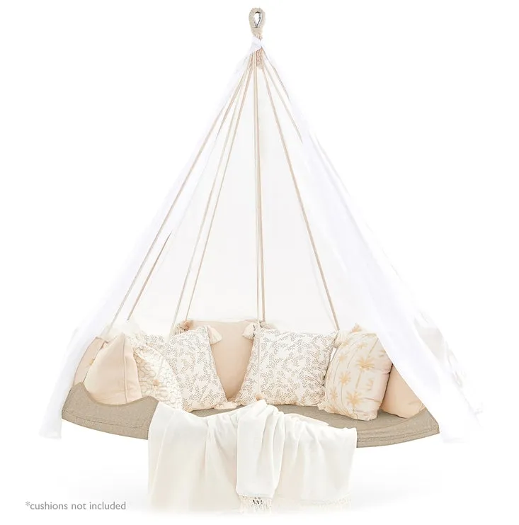 Tiipii Deluxe Sunbrella® Hanging Daybed -Medium