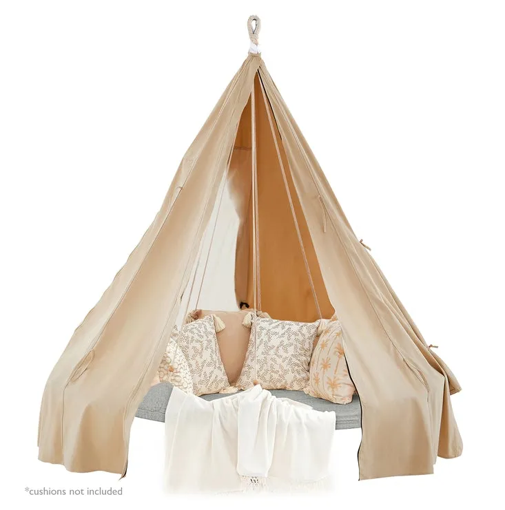 Tiipii Deluxe Sunbrella® Hanging Daybed -Medium