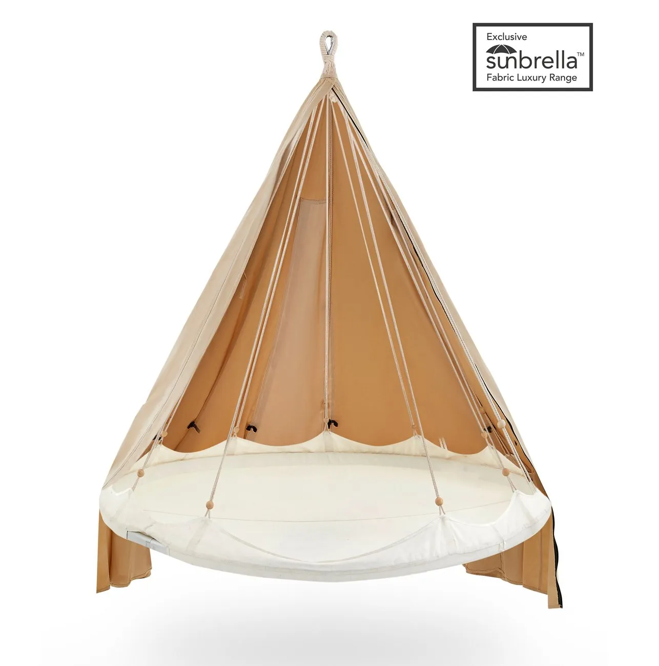 Tiipii Deluxe Sunbrella® Hanging Daybed -Medium