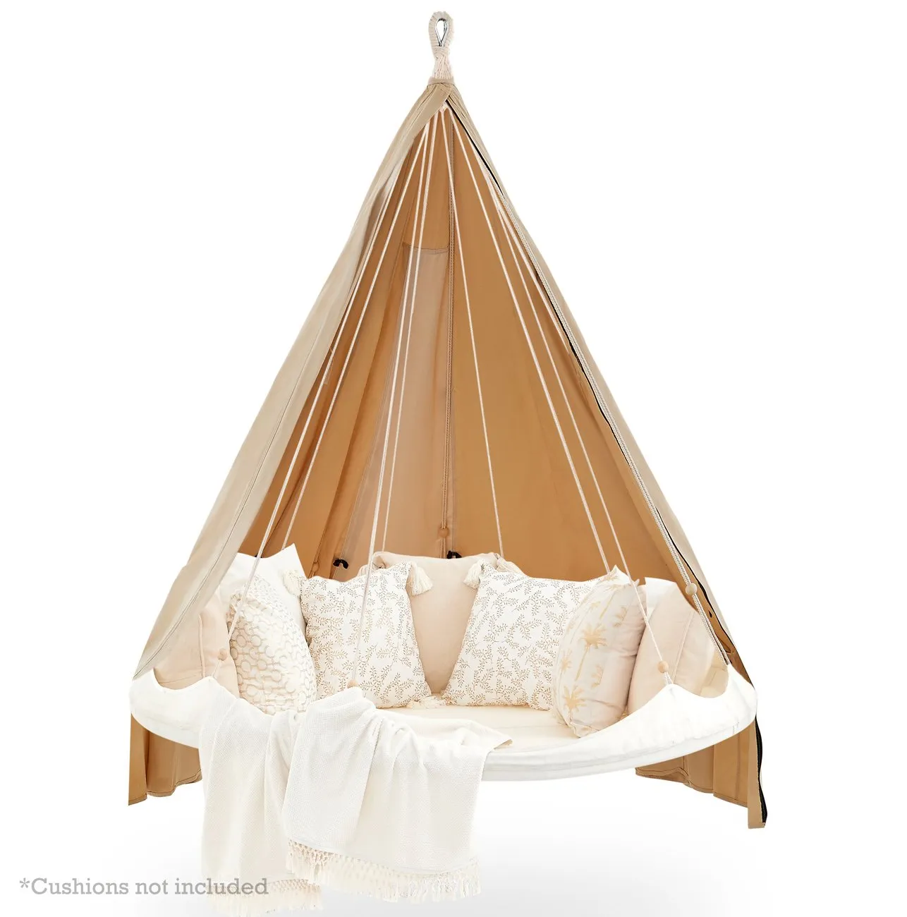 Tiipii Deluxe Sunbrella® Hanging Daybed -Medium