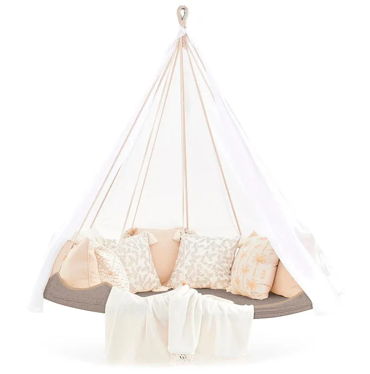 Tiipii Deluxe Sunbrella® Hanging Daybed -Medium