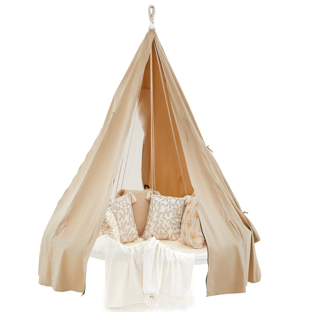 Tiipii Deluxe Sunbrella® Hanging Daybed -Medium