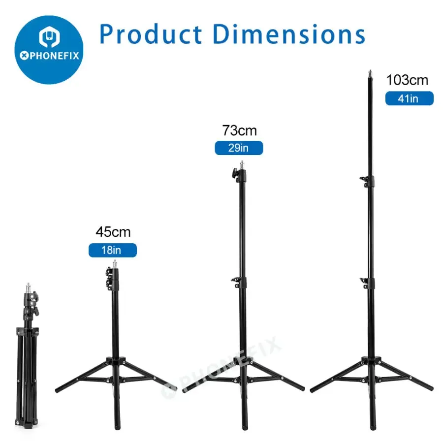 Tripod Stand Phone Camera Holder For Live Streaming Photography