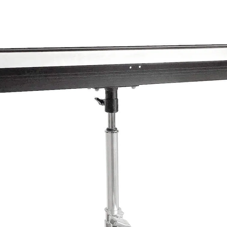 Twin T-Bone Gutter Background Bracket Kit with 3m Air Cushioned Light Stands