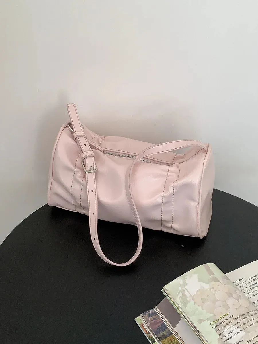 UAKISS  - Niche Fashion New Pleated Design Underarm Bags Simple Portable Zipper All-match Multi-function Women Shoulder Pack Modern Bag