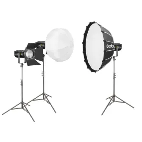 UL150II 150W 5600K LED Triple Lighting Kit Studio