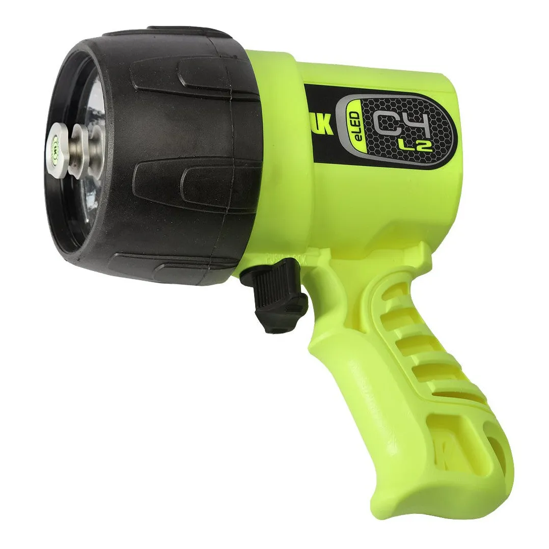 Underwater Kinetics C4 eLED (L2) Dive Light - Safety Yellow