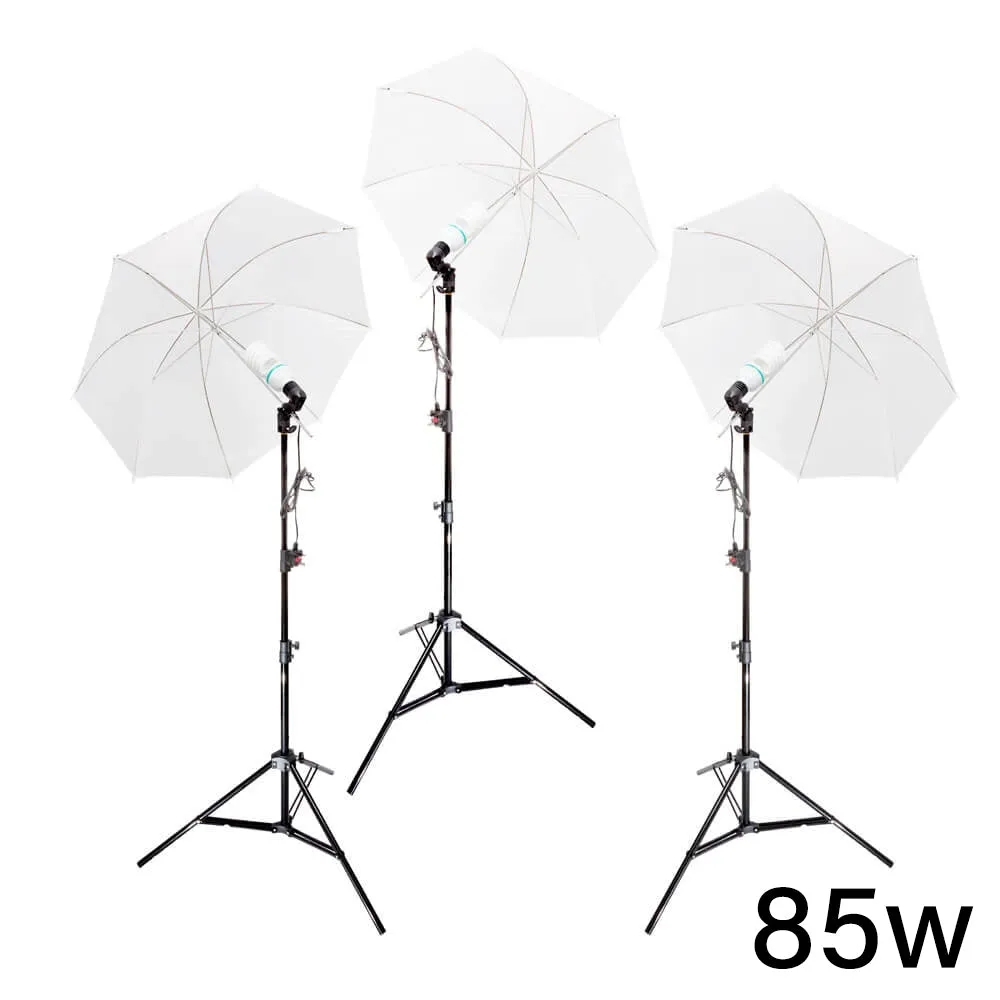 UNILiTE E27 Continuous Lighting Three Head Kit