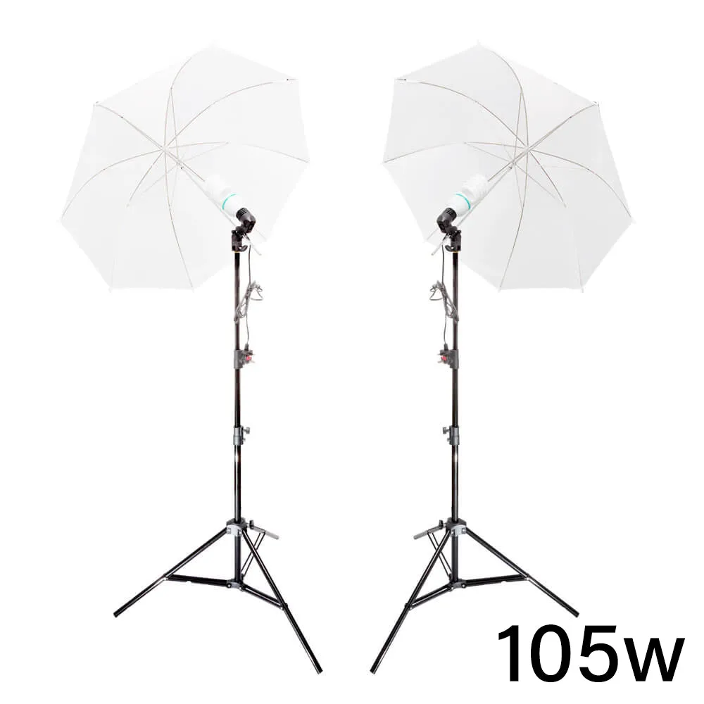 UNILiTE E27 Continuous Lighting Twin Kit