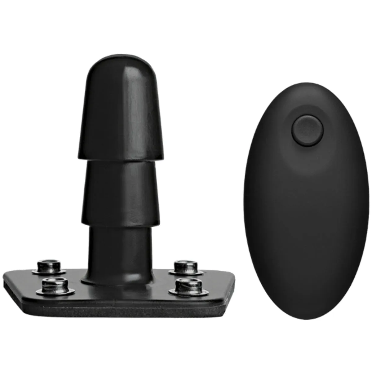 Vac-U-Lock Vibrating Ultraskyn Dual Density Strap-On Set
