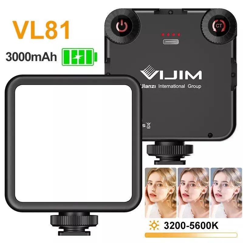 VIJIM VL81 LED Camera Light: Portable Fill Light for Professional Photography