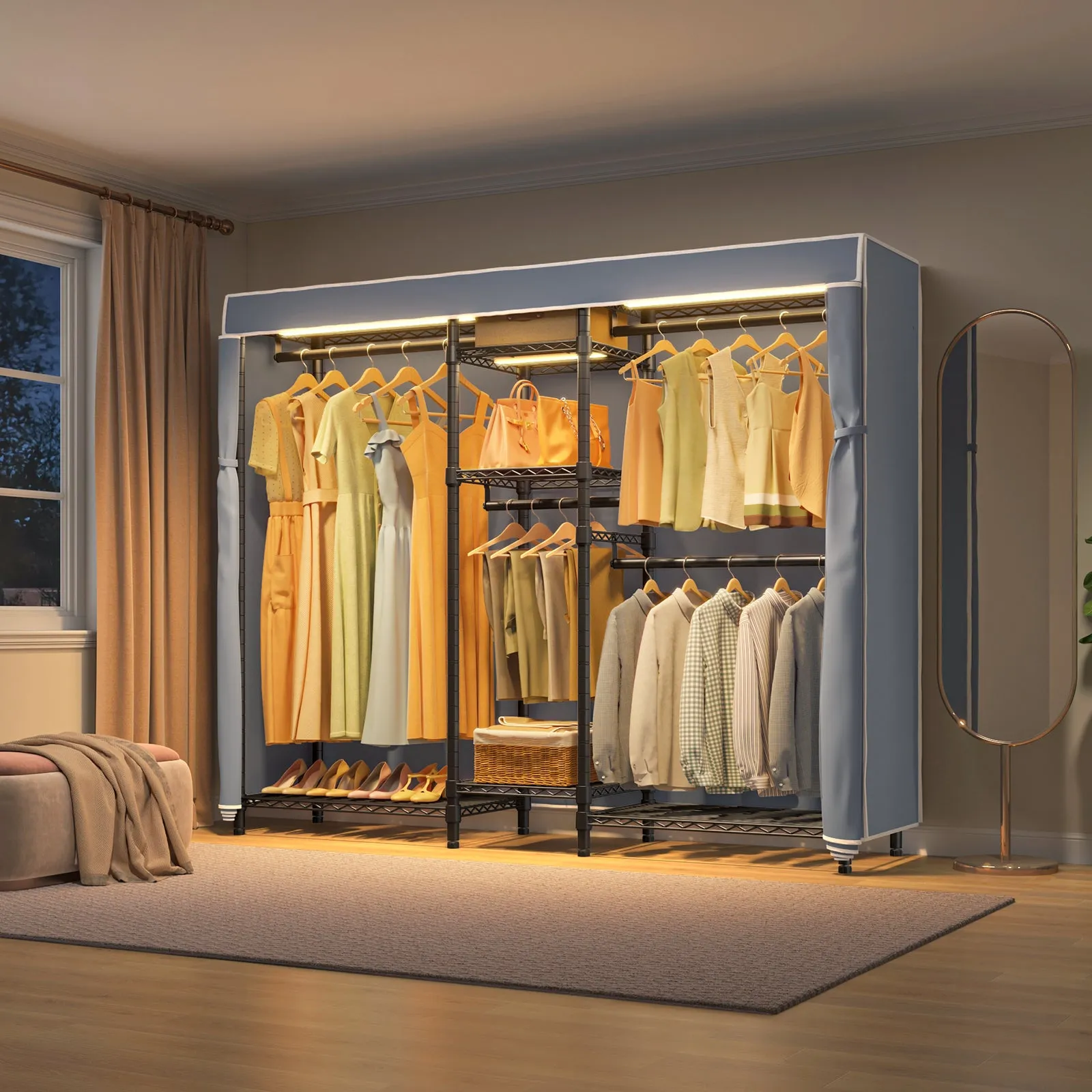 VIPEK V6L with Cover Garment Rack