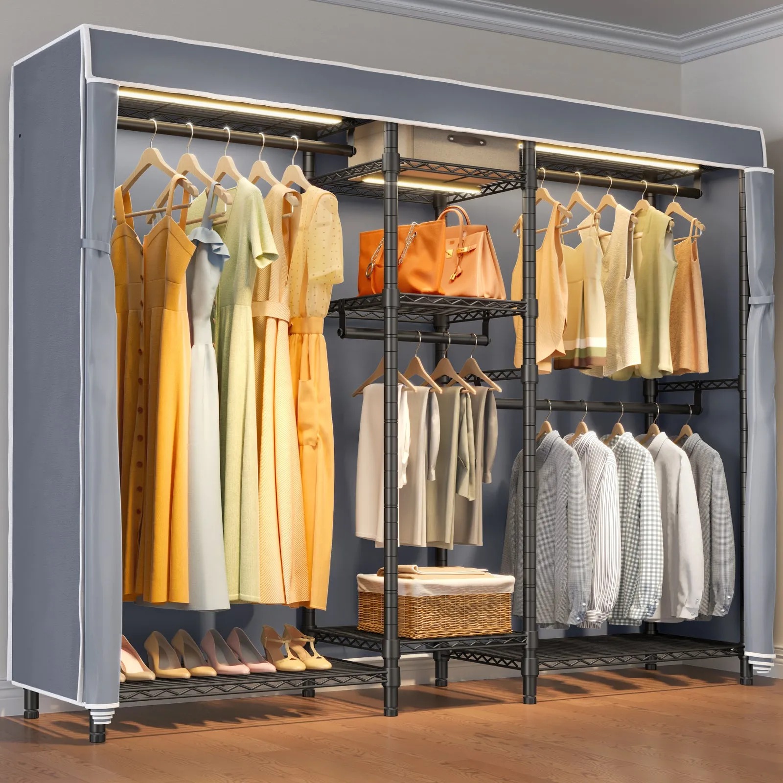 VIPEK V6L with Cover Garment Rack