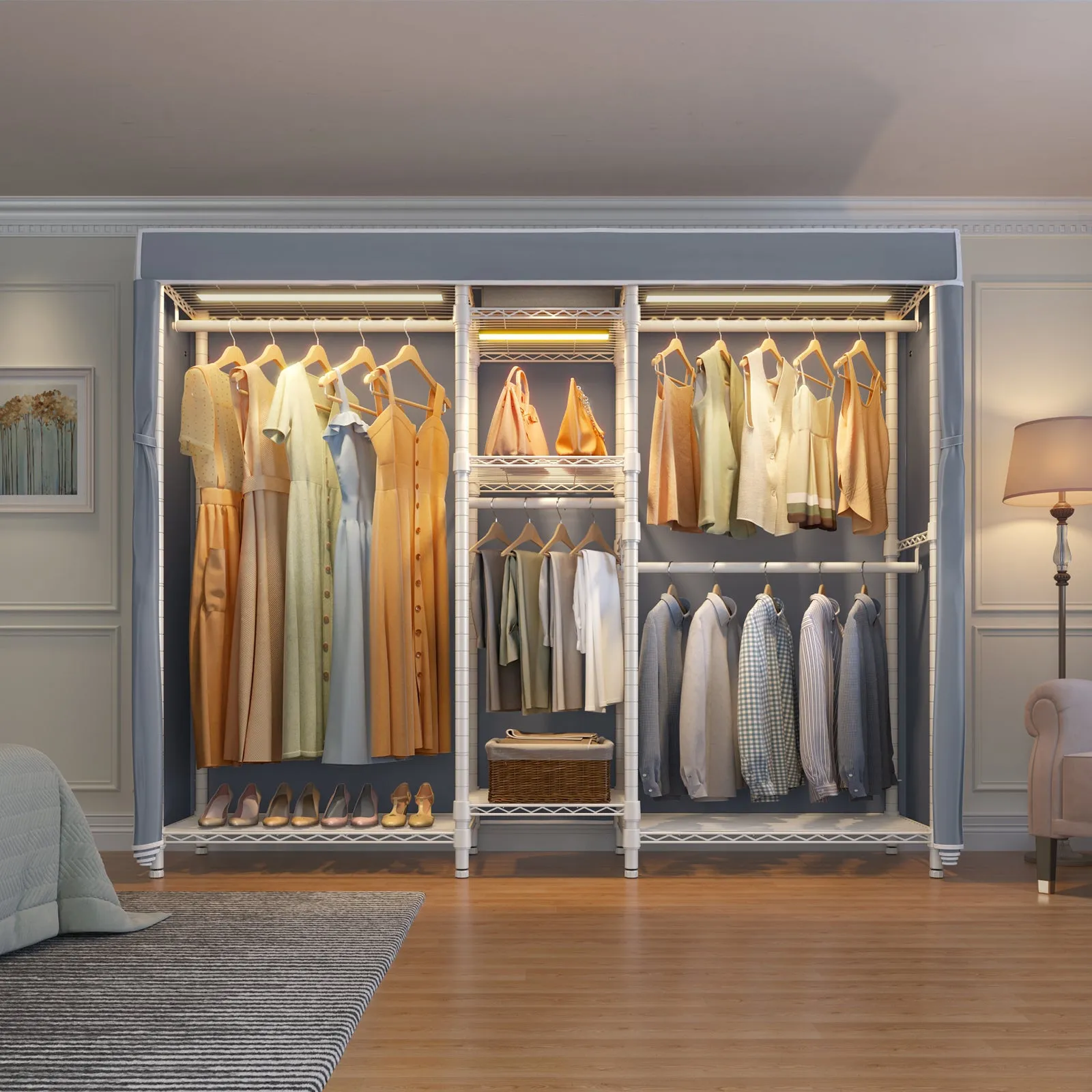 VIPEK V6L with Cover Garment Rack