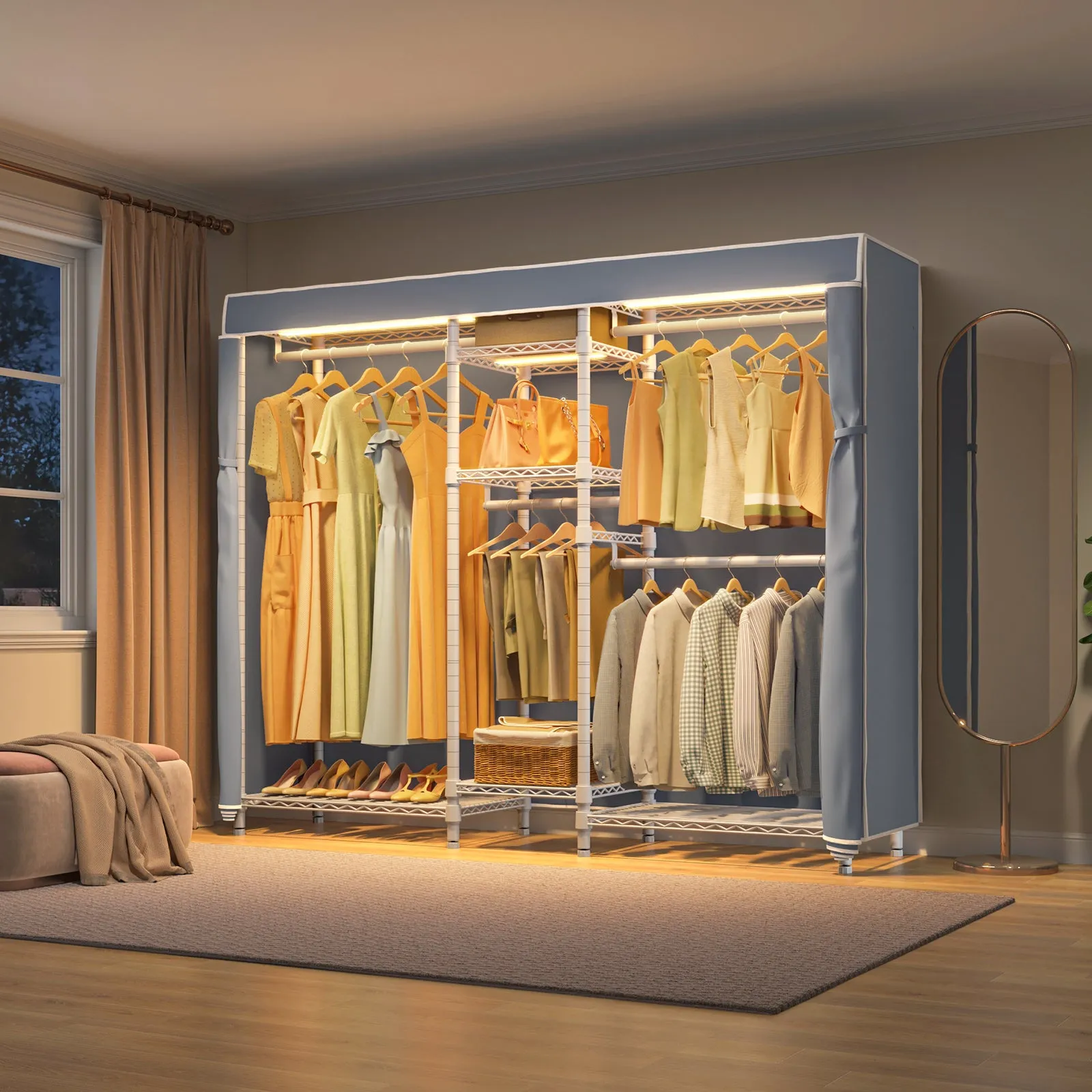 VIPEK V6L with Cover Garment Rack