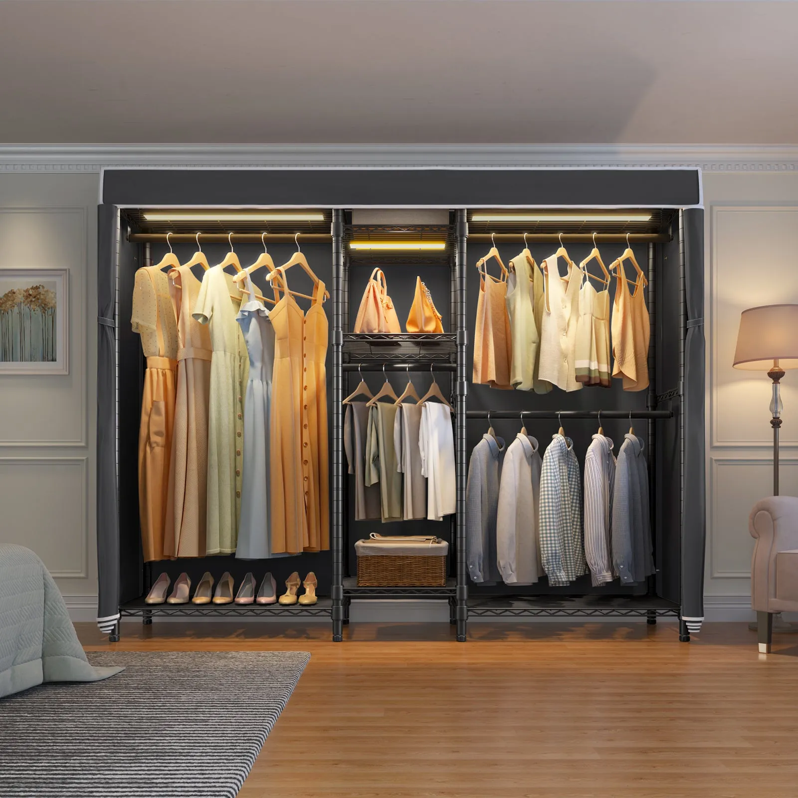 VIPEK V6L with Cover Garment Rack