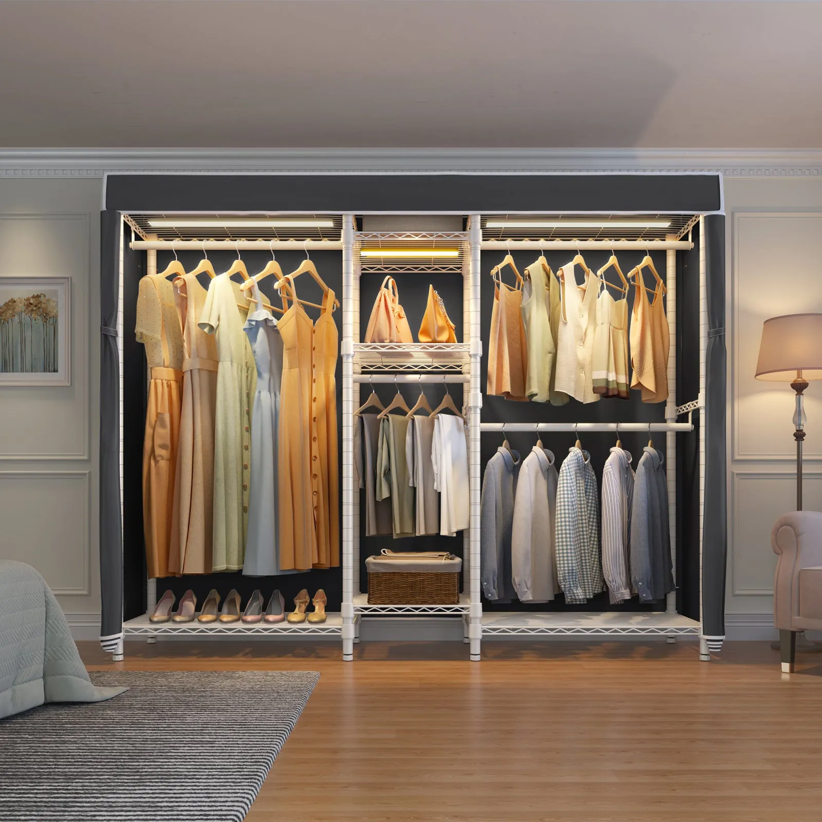 VIPEK V6L with Cover Garment Rack