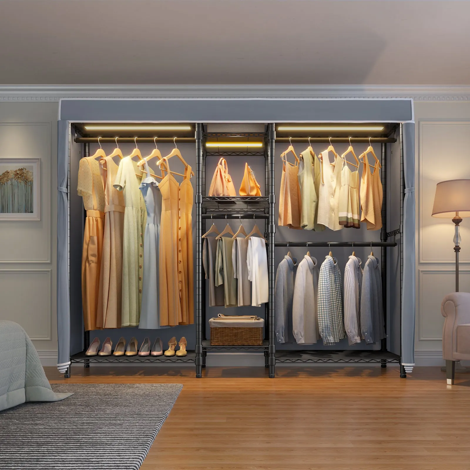 VIPEK V6L with Cover Garment Rack