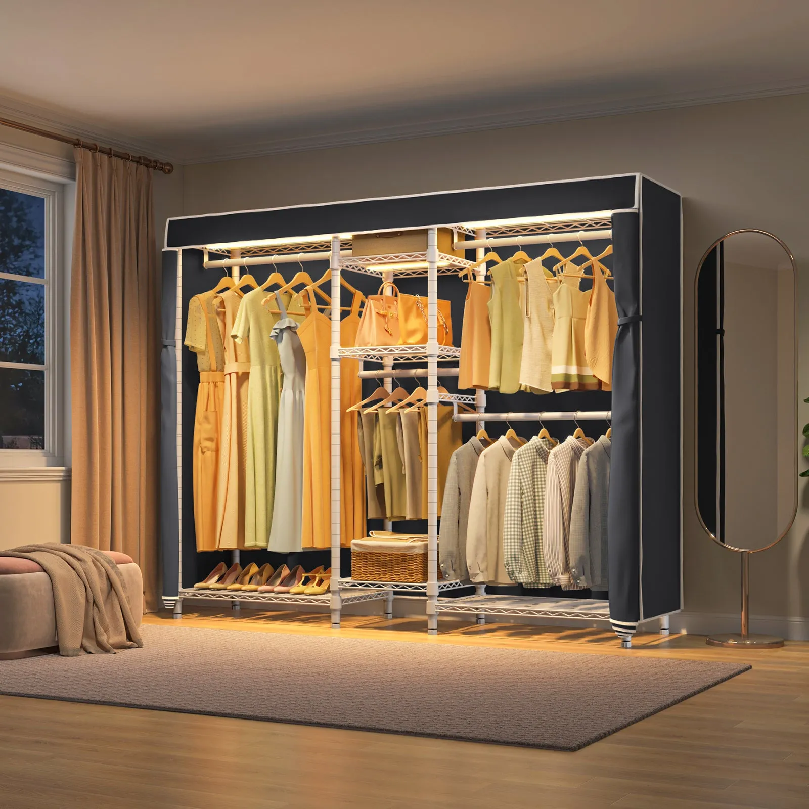 VIPEK V6L with Cover Garment Rack