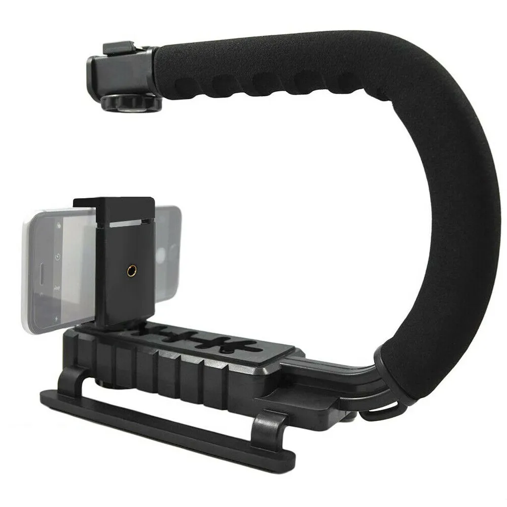 Vivitar LED Video Light Panel with Sports Action Holder   Recording Microphone for Cameras and Camcorders