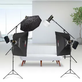 VL300II Four Head Environmental Furniture Photography Kit for Medium-Sized to Large Furniture (Video & Photo) - CLEARANCE
