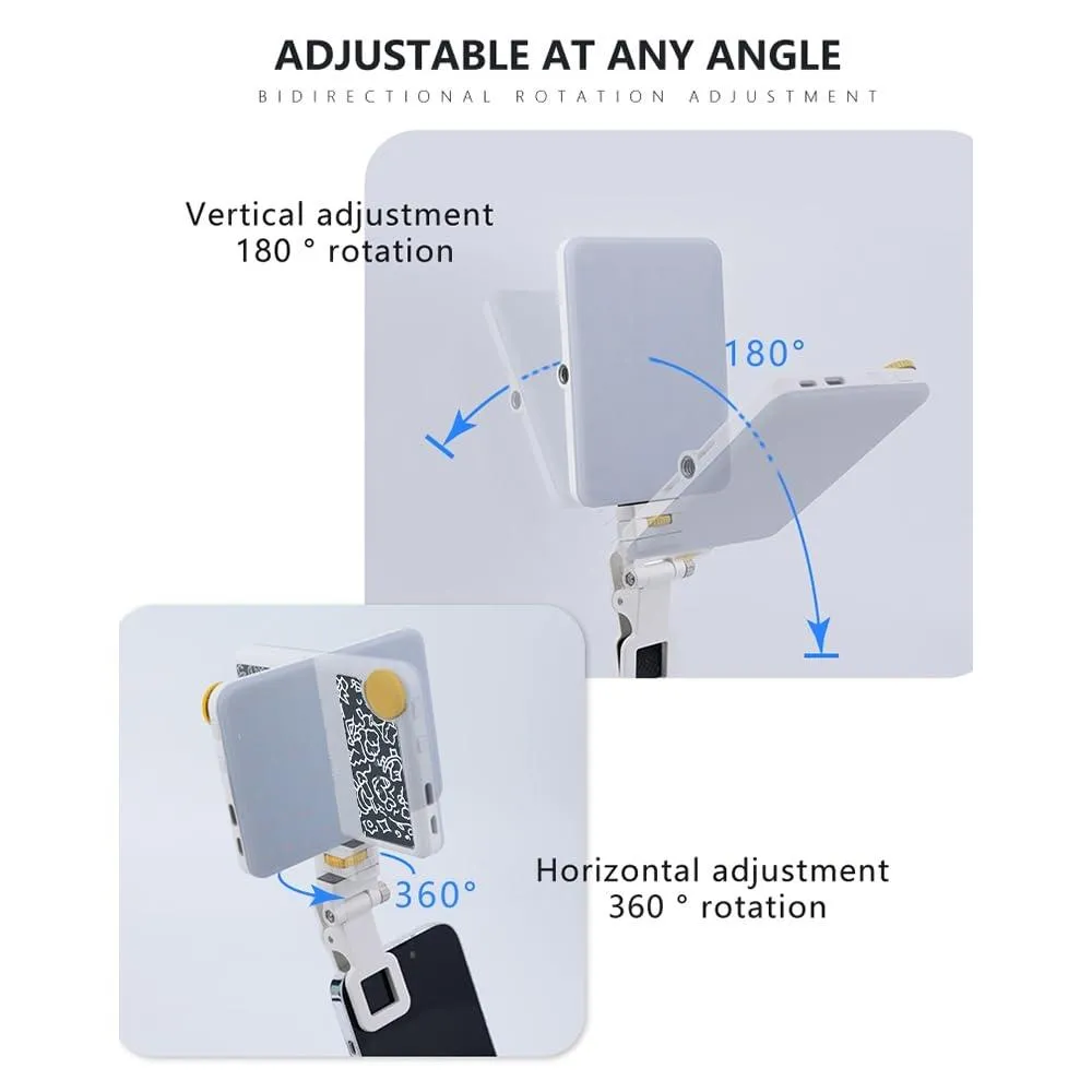 Vlogging Led Fill Light Rechargeable 60 Leds 3 Light Modes  Blue - B Type White