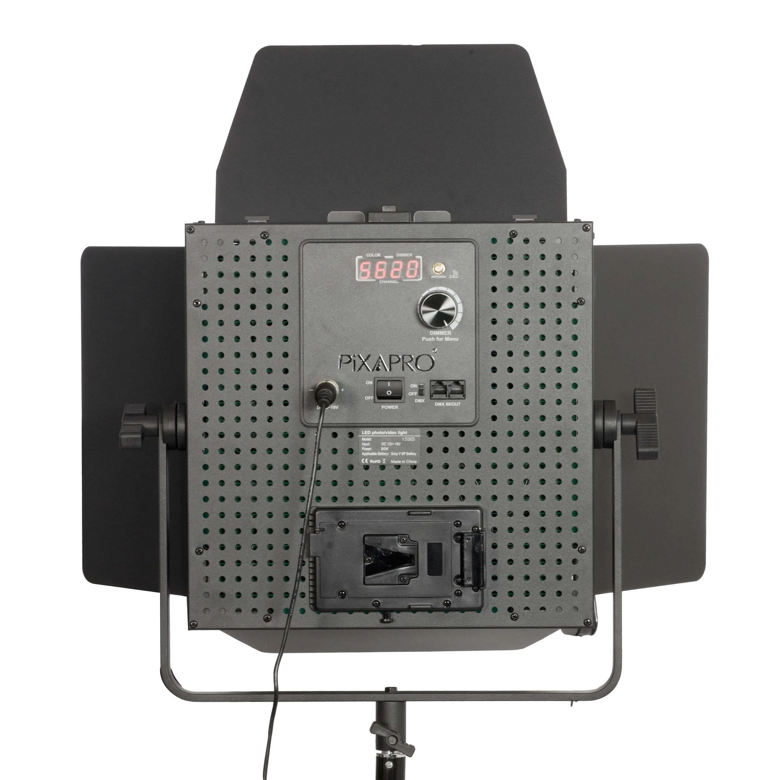 VNIX1500S Daylight LED Panel Three Head Kit With DMX Output