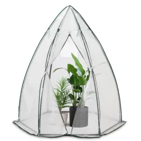 VOUNOT Dome Greenhouse Garden & Outdoor 160x160x180cm, White
