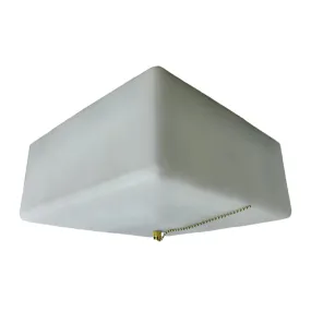 Wac Lighting Ceiling Mount Frosted Glass Light, Square