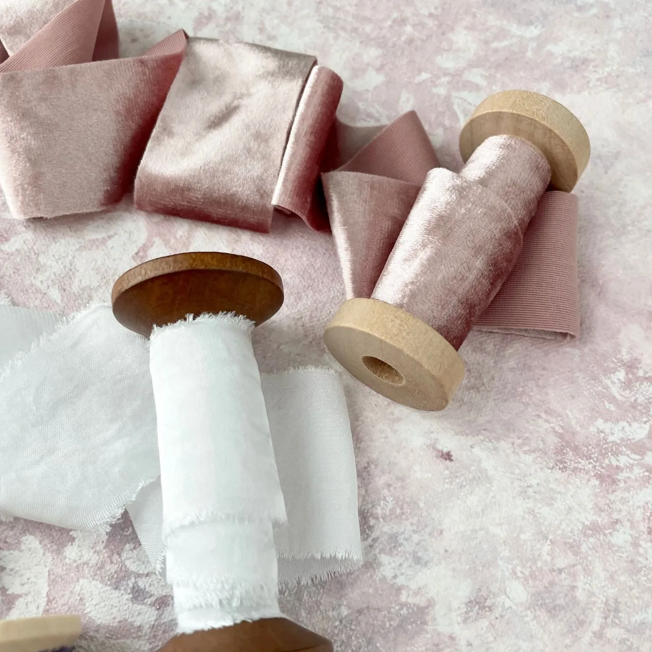 White Silk Styling Ribbon