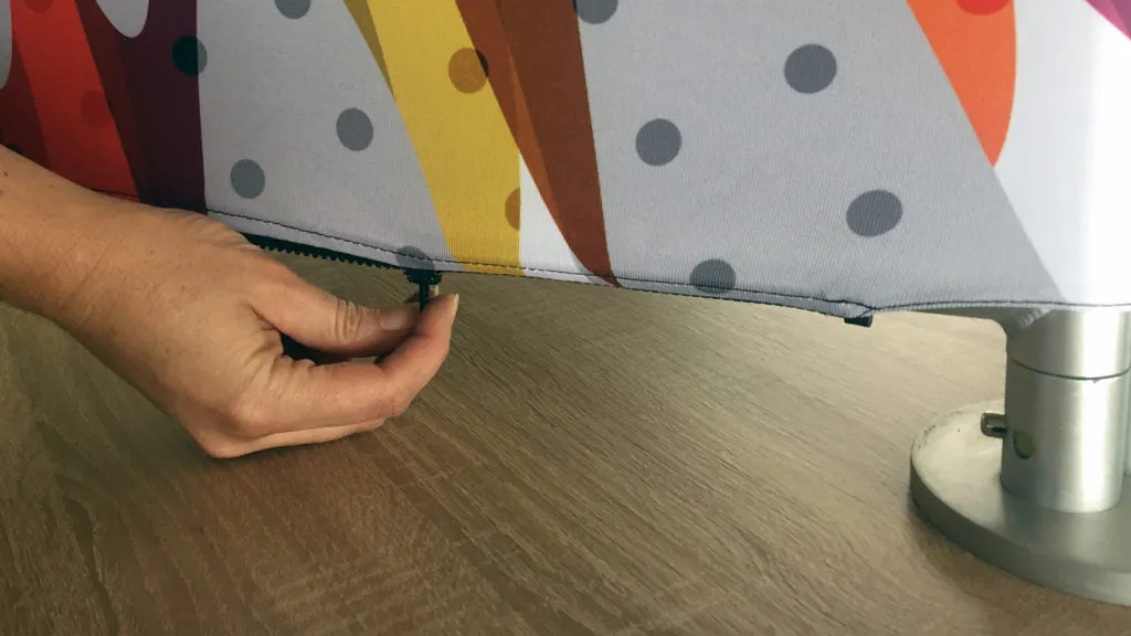 Zilla Phantom Series Fabric Display. 100