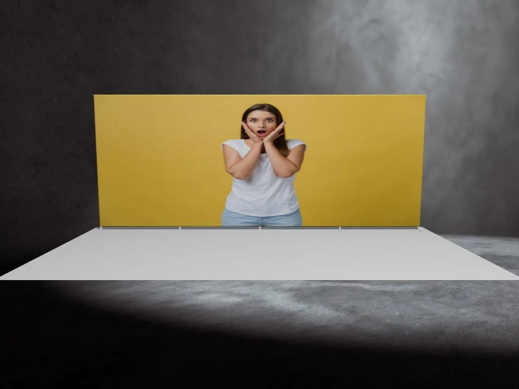 ZILLA PHANTOM SERIES FABRIC DISPLAY. 20'x8'